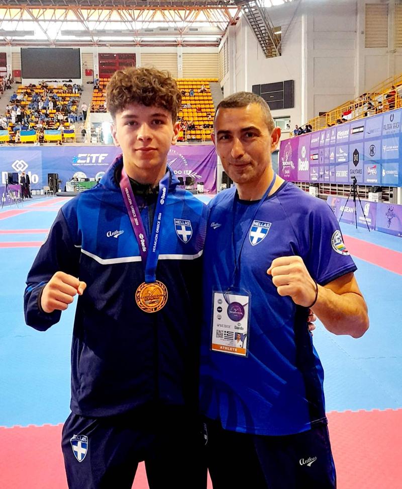 Ευρωπαϊκό χάλκινο μετάλλιο για τον Χριστόφορο Δουλγερίδη